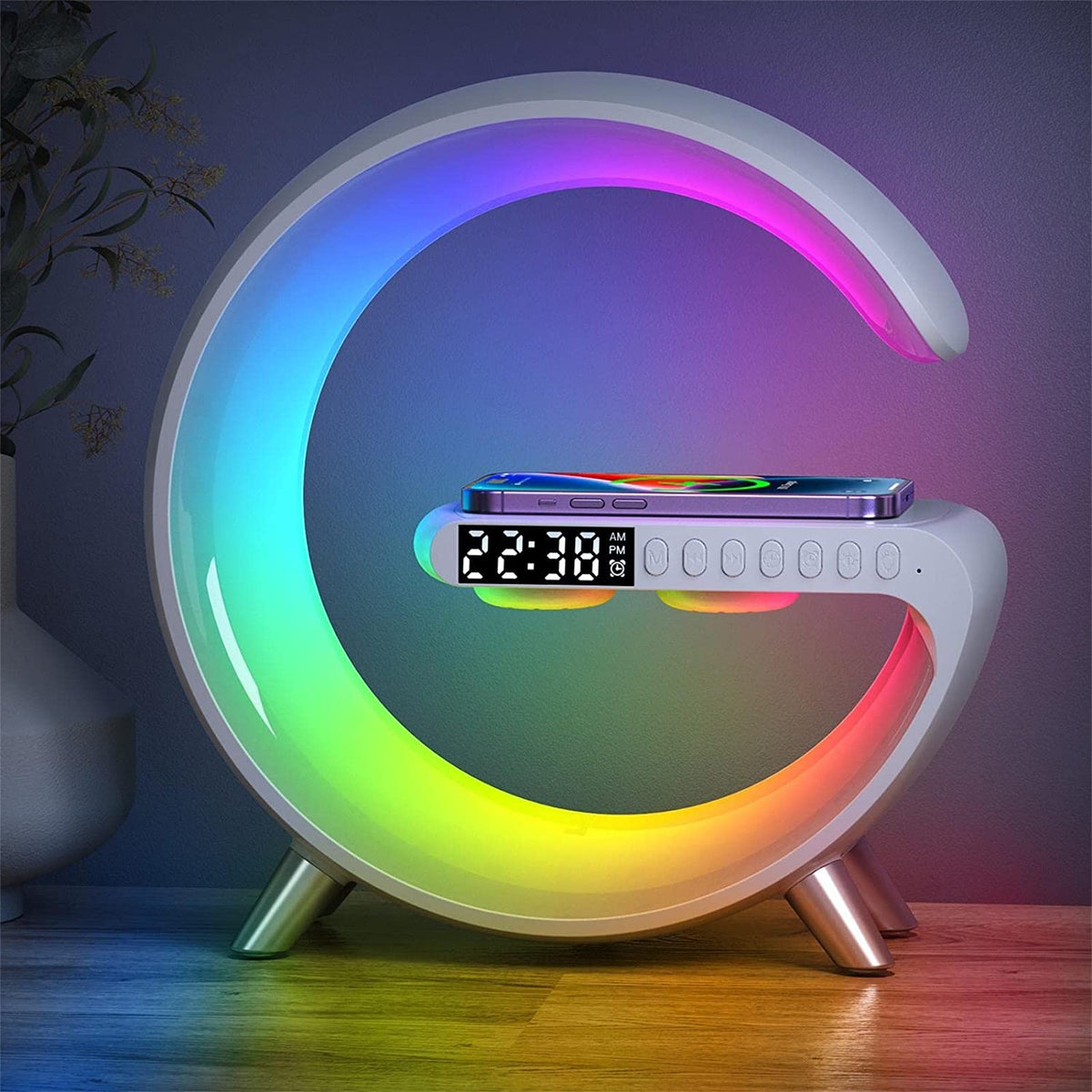 Bedside Lamp with Phone Charger