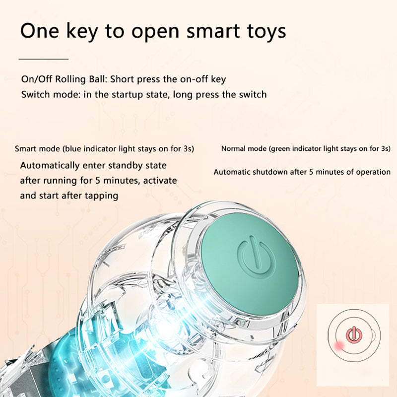 Automatic Interactive Cat Ball