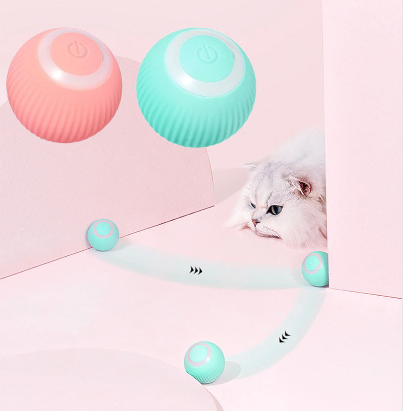 Automatic Interactive Cat Ball